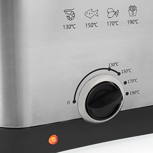 Frietpan Princess 182612 - Mini frituurpan 1.5 liter - 1000 Watt - RVS - Vaatwasserbestendig - Afbeelding 6