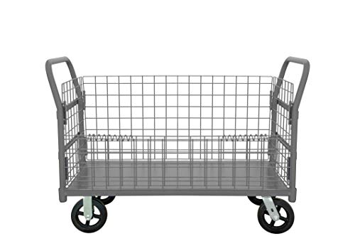 Durham W4SPTDG-244838-1-8MR95 Wire Cart, removable handles, drop gate