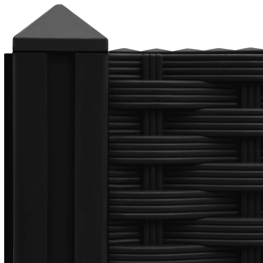 Jardinera moderna de polipropileno, 80 x 40 x 71 cm, color negro, con bancal elevado para balcón y jardín, robusta maceta con 2 alturas, fácil de montar para verduras, hierbas, flores