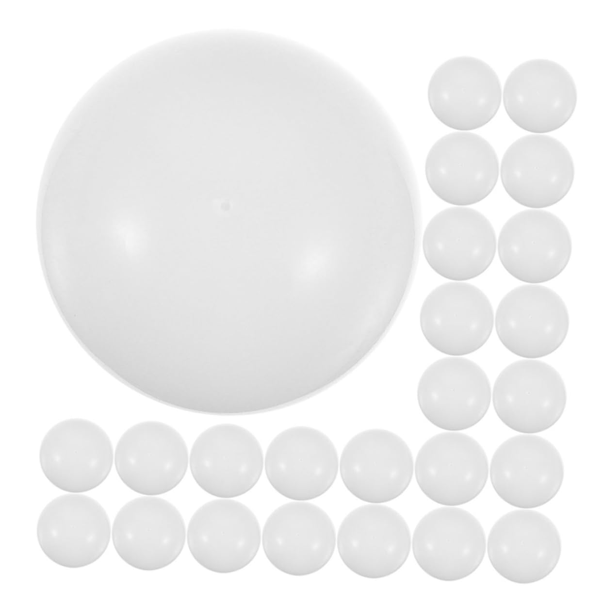 COLLBATH Holiday Events 50pcs Openable Raffle Balls 4cm Hollow Plastic Balls for Bingo Party Balls Diy Craft Projects