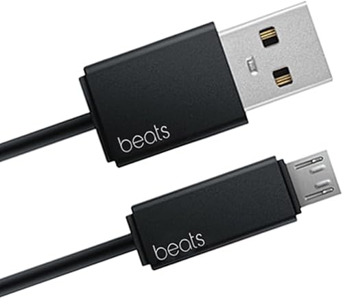 Cable de carga USB de repuesto compatible con Beats por Dr. Dre Powerbeats 2 3 y Studio Solo 3 2 2.0 auriculares inalámbricos