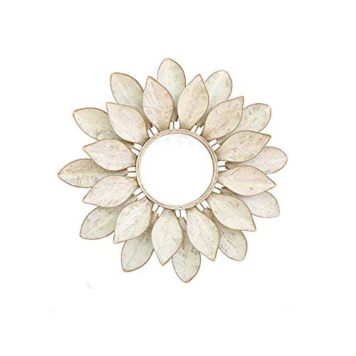 Hierro Forjado decoración de la Pared, decoración Espejo montado en la Pared de Lotus Forma, Creativo Inicio decoración de la Pared Colgante, Estilo Americano