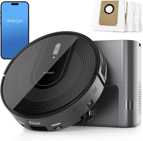 Enboya Robot Vacuum with Self-Empty