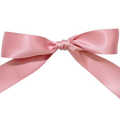 Image of Morex Ribbon 08822 /50-149 Double Face Satin Ribbon, 7 /8 inch x 50 Yd, Wild Rose