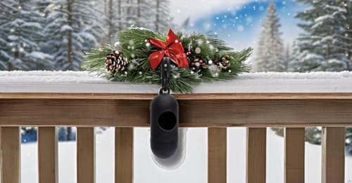 Image of Dog Poop Bag Dispenser With Bags - Durable and Guaranteed Leakproof, Unscented, 1 Holder and 15 Bags, Black