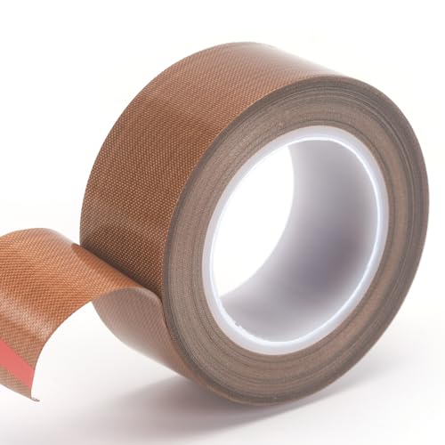 Image of 1 Inch x 33 Feet Low Friction Tape, Cutain Glide Tape, Slides for Drawer, Stuck to the Wood and Makes the Drawers Slide effortlessly and Quietly,Brown