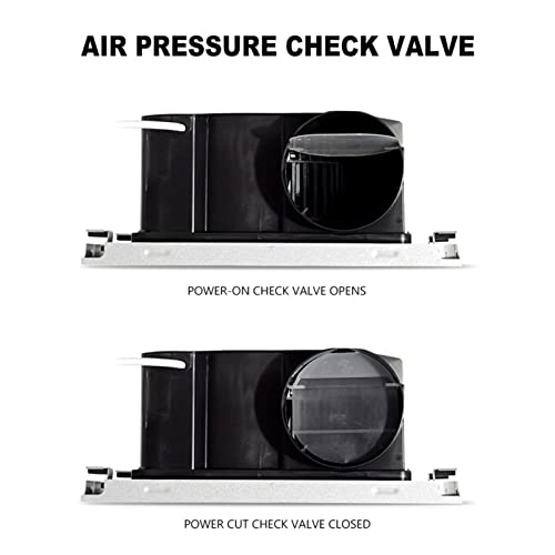 Ventilador Integrado para Techo Extractor, 30×30cm Ventilación Silenciosa con Rejilla, Ventilador Cuadrado para Baño y Cocina miniatura 7