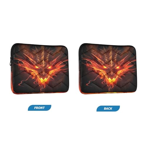 Funda para portátil rojo Dragon Head 13-14 pulgadas miniatura 2