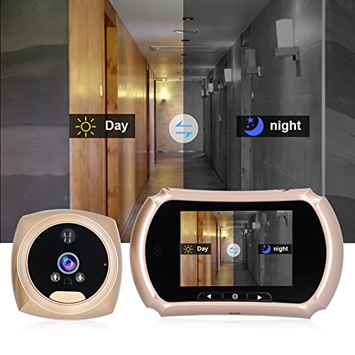 HD Door Eye Viewer, Nachtzichtfunctie Videodeurbel Intelligente identificatie voor familie voor thuis - Image 3
