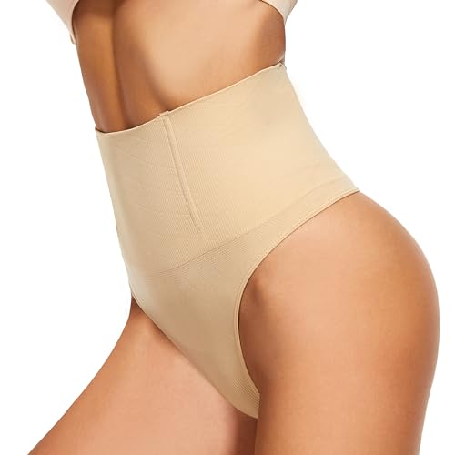 Imagen de Prontiaduscire Tanga Faja Reductoras Mujer Braga Reductor Body Moldeador Abdominal Control 022R4 Beis S