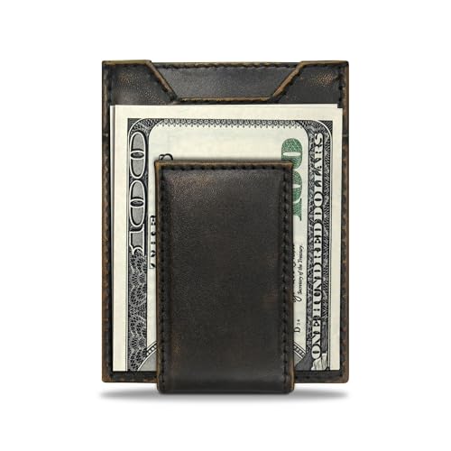 ZEP-PRO NCAA Tennessee Vols Burnished Leather Magnetic Front Pocket Wallet, Slim Stylish for Men2