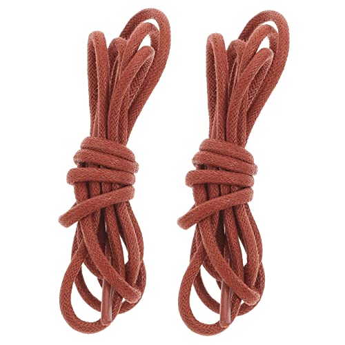 VALICLUD 1Par Cordones Redondos Para Formales Para Ojales De Cordones De Cera Para Femenino