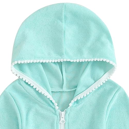 Kids Toddler Little Girl Swim Cover Up Towel Swimsuit Wraps Zip Up Bathing Suit Robe Pool Beach Cover 2 Princess Dresses3