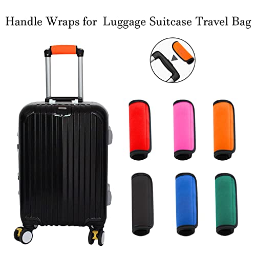 2 Pack Luggage Handle Wraps For Luggage Suitcase Travel Bags (Orange) #TOP2