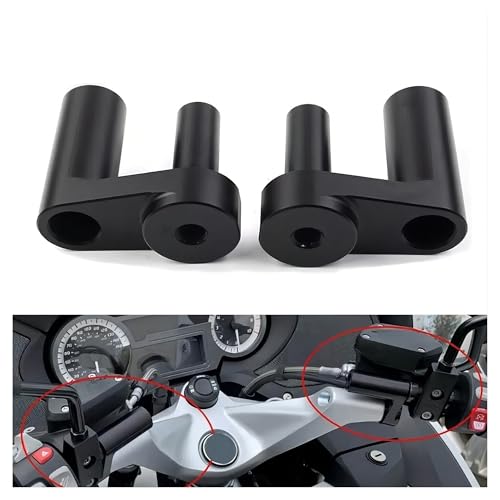 Rehausseur guidon moto BMW R1200RT et R1250RT adaptateur réglable 1.625 pouces - 2