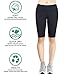 Zinmore Women's Running Cycling Shorts Exercise Workout Yoga Shorts Half Pants with Pockets Black XL