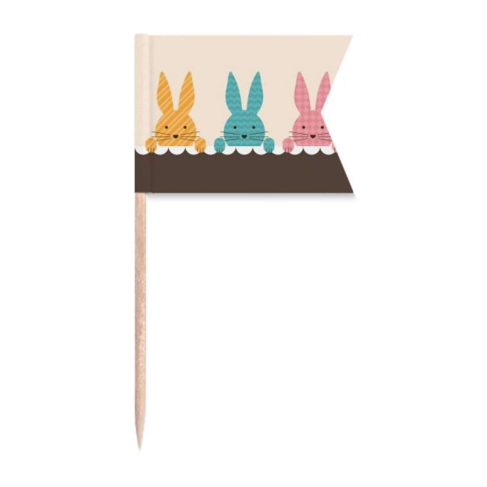 Lapin de Pâques gâteau de fête et pique à fromage en bois DIYlab