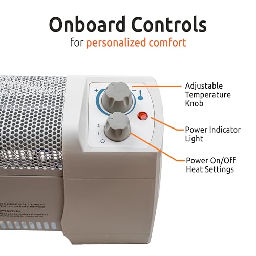 Ez-Heat 32552 1,500 Watt Baseboard Space Heater With Adjustable Thermostat thumb #4