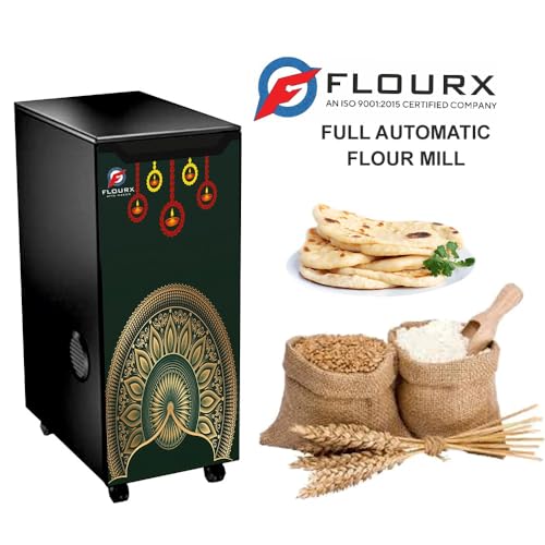 Image of Atta Maker | Flour Mill | Atta Chakki Machine for Home | Automatic Domestic Ghar Ghanti for Grinding Masala and Grains, with Standard Accessories (Century)