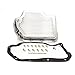 Racing Power Company - R8492 - Polished Aluminum Gm Turbo 400 Transmission Pan - Finned With Gasket (includes Gasket & Hardware)