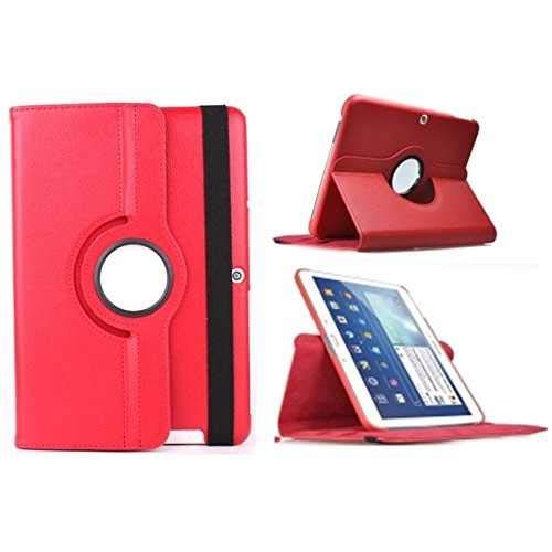 Todobarato24h Funda Tablet Compatible con BQ Aquaris M10 (10.1) giratoria 360º Roja