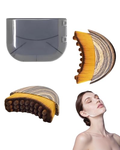 Yotlein Lymphatic Contour Face Brush, para Cara, Masajeador for Aliviar la Fatiga, Cepillo Facial Seco, Herramienta de Cuidado de la Piel, Ducha, Baño, Sauna, Interior y Exterior