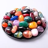 SigMntun Polished Multicolor Healing Crystal Stone Set, 24 Types of 0.8