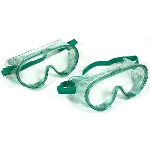 2 Goggles Safety Glasses Clear Eye Protection Tools