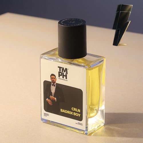 Image of TMPerfumehouseCrln Badrix Boy EDP for Men | Amber, Woody & Long Lasting Perfume Spray | Freshspicy, Warmspicy & Cacao Fragrance | Luxury Gift for Him | TMPH | 50ml