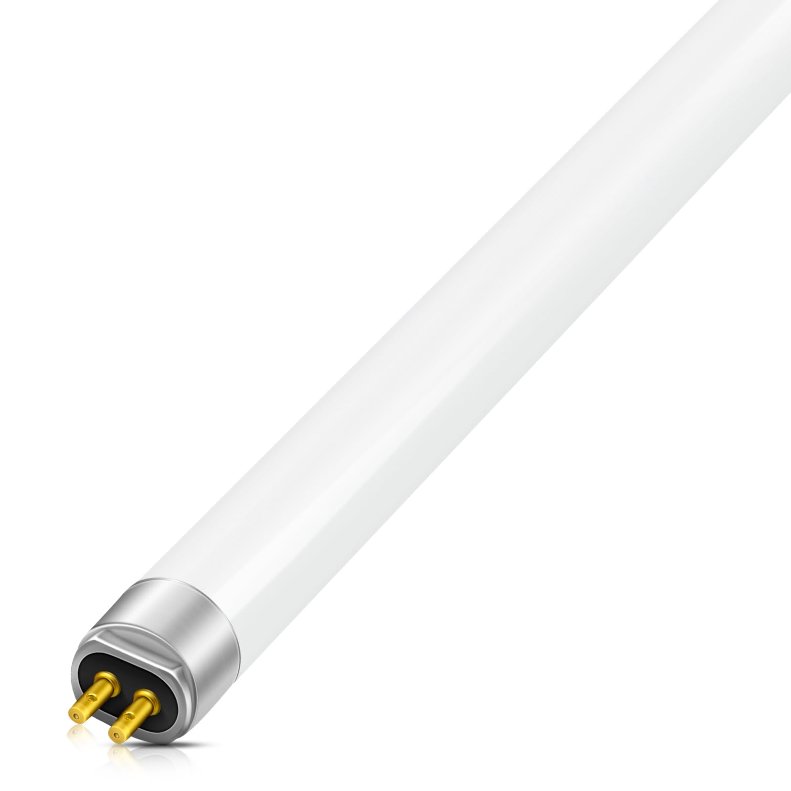 Ddlisu T5 8W Leuchtstoffröhre 288mm, CFL-Glühbirnen Kaltweiß 4000K, G5 Sockel, Energiesparende Leuchtstoffröhre, T5 Hocheffizienzlampen, für Notbeleuchtung und Lichtbänder, 1 Stück