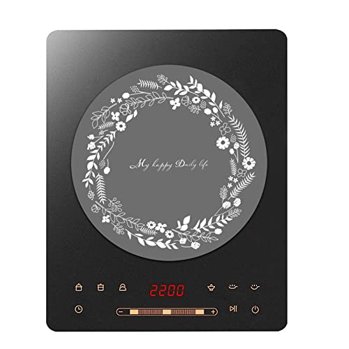 電磁炉保護パッド IHクッキングヒーターマット シリコンホットマット 1/2枚セット 直径24cm 花柄 シリコントリマット 滑り止め 焼け 焦げ 防止 マット IHコンロのコゲつき汚れ キズつきを防ぐ 断熱ゴムホットパッド 耐久性 便利 家用 キッチン用