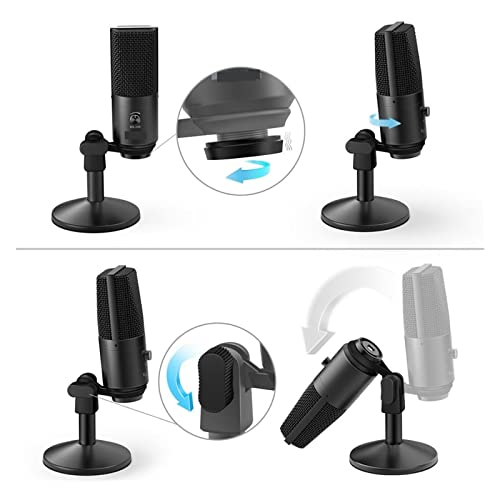 Microphone USB pour Mac et PC modèle K670B idéal pour enregistrement vocal et studio de doublage