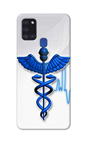 Image of Printed Hard Back Cover Case for Samsung Galaxy A21s Back Cover (Medical Doctor) -1803