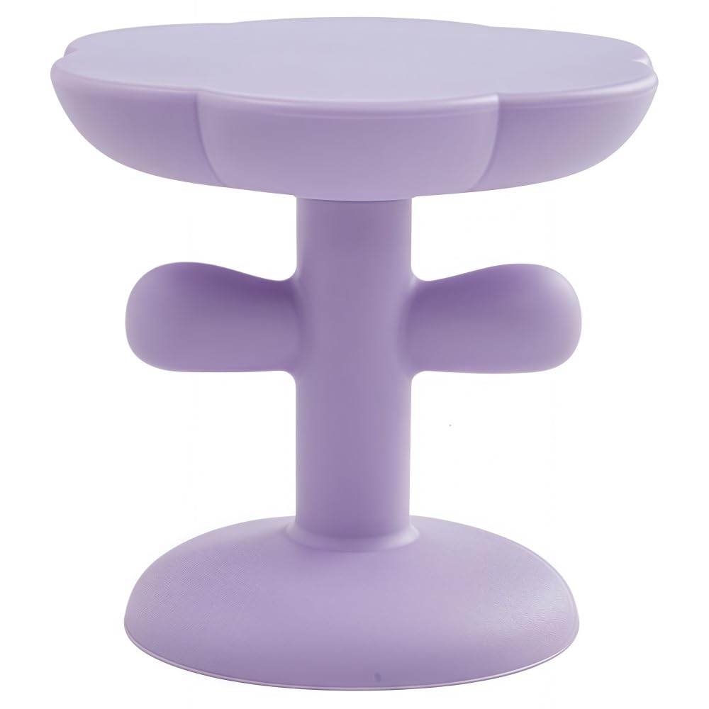 Table d'appoint décorative fleur violette pour embellir votre salon