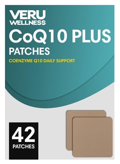 Veru Wellness CoQ10 Plus Daily Patch, Self Adhesive, 42 Count