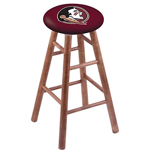 Holland Bar Stool Co. Maple Bar Stool in Medium Finish with Florida State (Head) Seat by The
