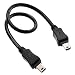 1ft CablesOnline USB 2.0 Mini-B 5-Pin to Mini-B 5-Pin Male/Male Cable, USB2-5501