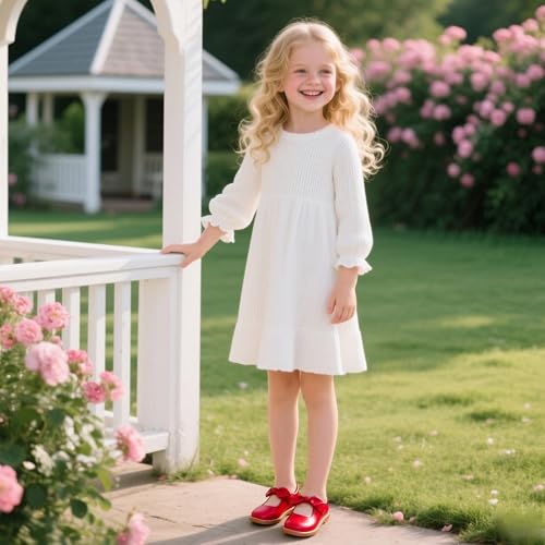 Image of Otter MOMO Toddler /Little Girls Mary Jane Slip-on School Uniform Party Dress Shoes
