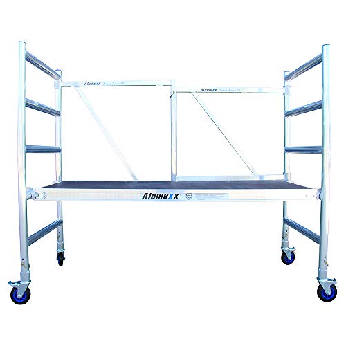 Alumexx FS 75 Basic - RolSteiger - Kamersteiger - Steiger - Aluminium Vouw-Steiger - Kamer Steiger op Wielen - Eenvoudig… - Afbeelding 3