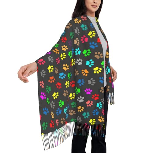 BREAUX Colorful Sugar Skulls Winter Warm Scarves, Women'S Soft Cashmere Scarves, Large Shawl Scarves, Women'S Fashion Scarves4