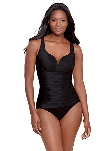 Miraclesuit Women's Swimwear Rock Solid Tulia Underwire Tummy Control One Piece Swimsuit