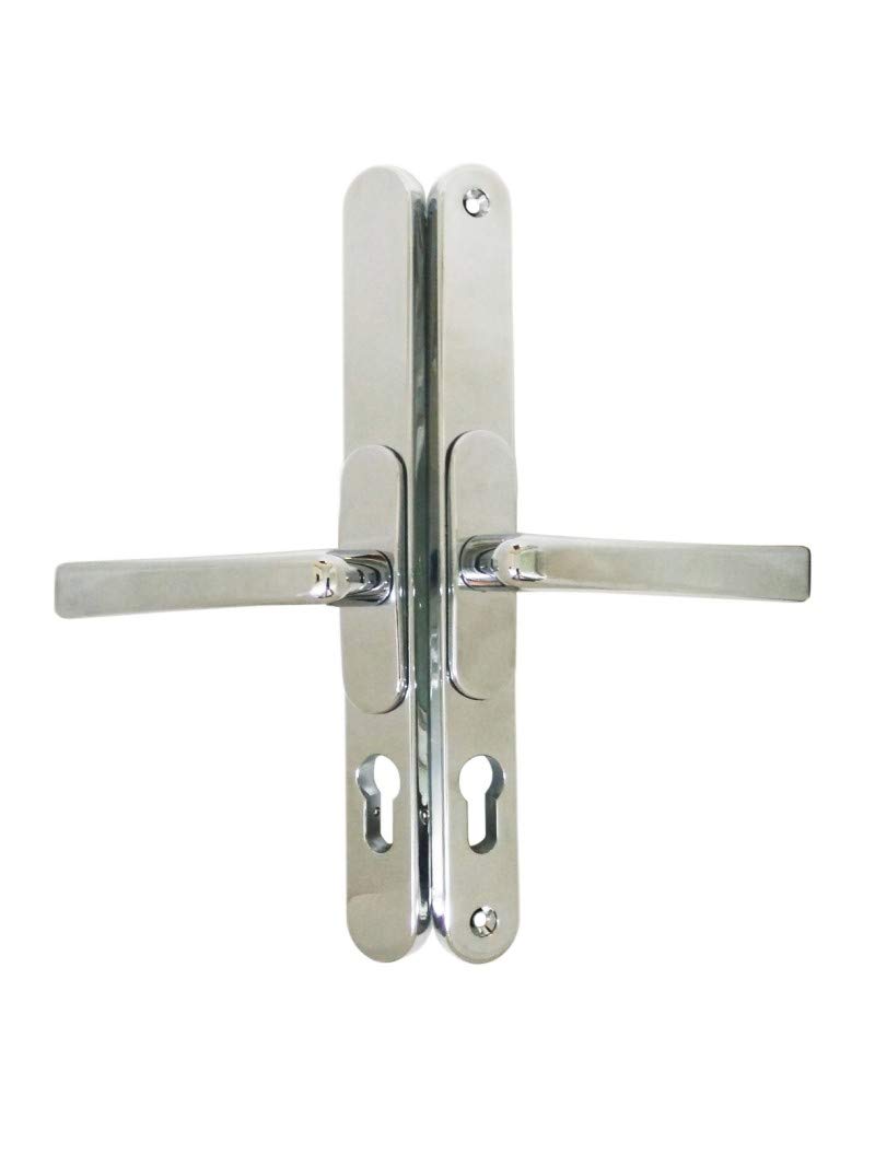 Gardinia Polished Chrome Flexi Adjustable Door Handle 96Pz - 60Pz 260Mm Screw Fix Sprung Chrome