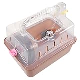 Transportín de plástico para mascotas: al viajar con tu mascota pequeña, este transportín le proporciona un lugar más seguro