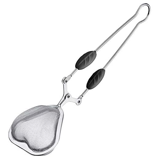 Folding Heart Shaped Tea Strainer
