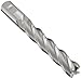 YG-1 E1041 High Speed Steel (HSS) Square Nose End Mill, Extra Long Reach, Weldon Shank, Uncoated (Bright) Finish, 30 Deg Helix, 4 Flutes, 8.5" Overall Length, 1.25" Cutting Diameter, 1.25" Shank Diameter