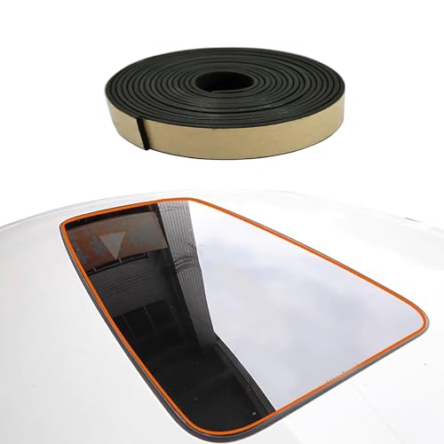 BOAOSI 16.4Ft Car Sunroof Seal Car Weather Stripping Universal Car