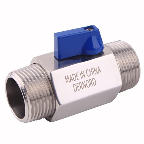 Vanne à bille 1" en acier inoxydable de haute précision NPT - 6