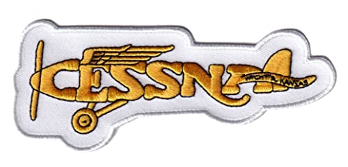 Parche Cessna Logo 1950-1970 Bordado 5 Pulgadas miniatura 1