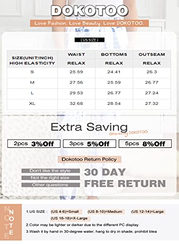 image for Dokotoo Womens Comfy Casual Loose Tie Dye Drawstring Tie Elastic Waist