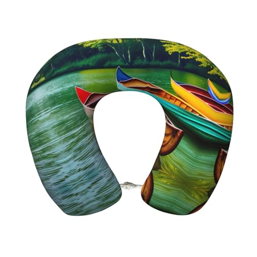 Almohada cuello viscoelástica tamaño estándar negra miniatura 1